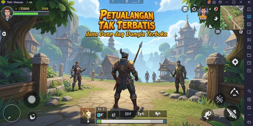 Gameplay seru dalam dunia terbuka 333666 yang menantang.