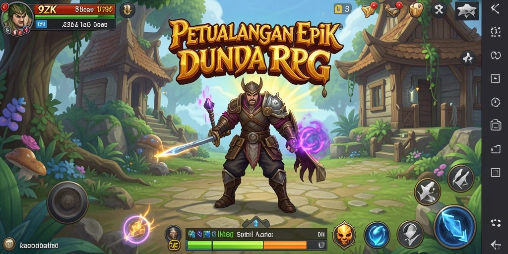 Tampilan gameplay seru dari 9ZK yang menampilkan pertarungan strategis.