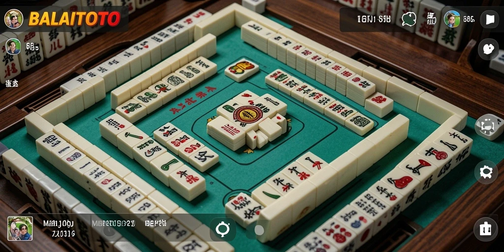 Screenshot utama BALAITOTO menampilkan gameplay Mahjong yang menarik.