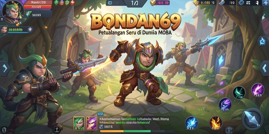 Tampilan gameplay seru di BONDAN69 dengan karakter beragam.
