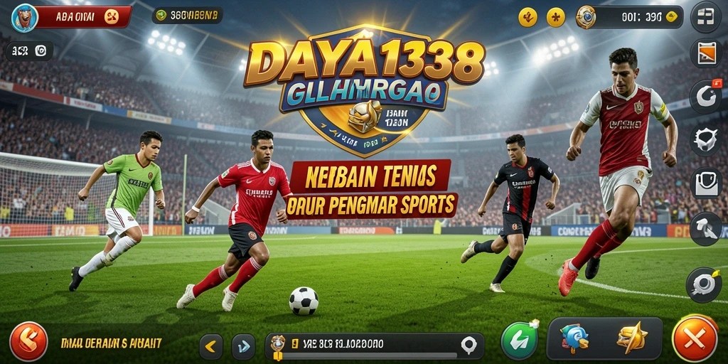 Screenshot utama DAYA138 menampilkan aksi seru dalam permainan olahraga.