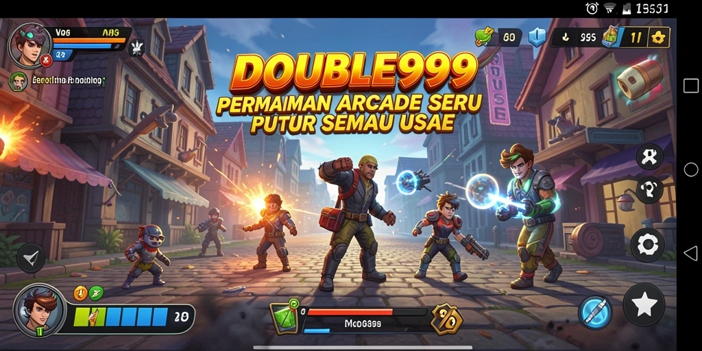 Gameplay seru dan penuh tantangan dalam DOUBLE999.