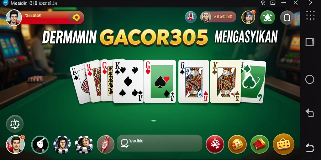 Tampilan gameplay domino yang menarik dan interaktif.