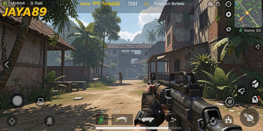 Screenshot menunjukkan gameplay seru dan intens dari JAYA89.