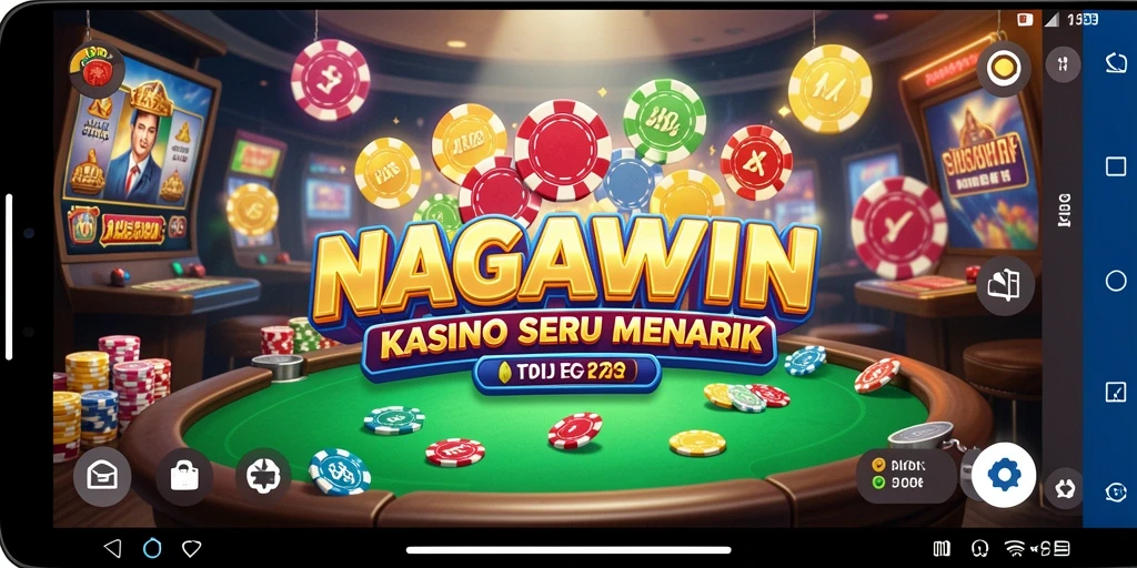 Tampilan gameplay NAGAWIN yang menegangkan dan seru.