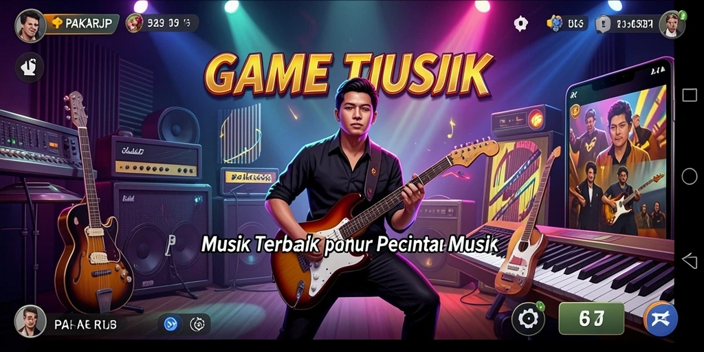 Tampilan menarik yang menggambarkan gameplay seru PAKARJP.