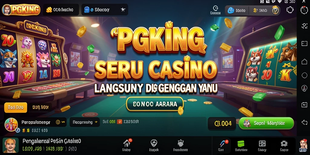 Tampilan gameplay Live Casino PGKING yang seru dan mengasyikkan.