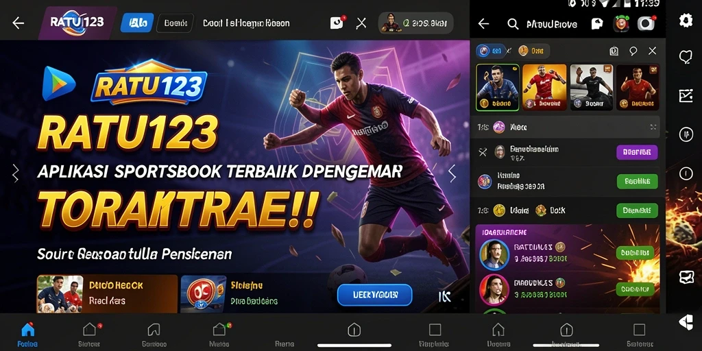 Tampilan gameplay Sportsbook yang menarik di RATU123.