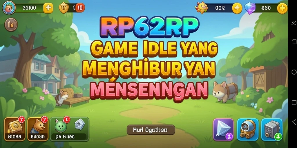 Gameplay RP62RP yang seru dan menarik dalam suasana game Idle.