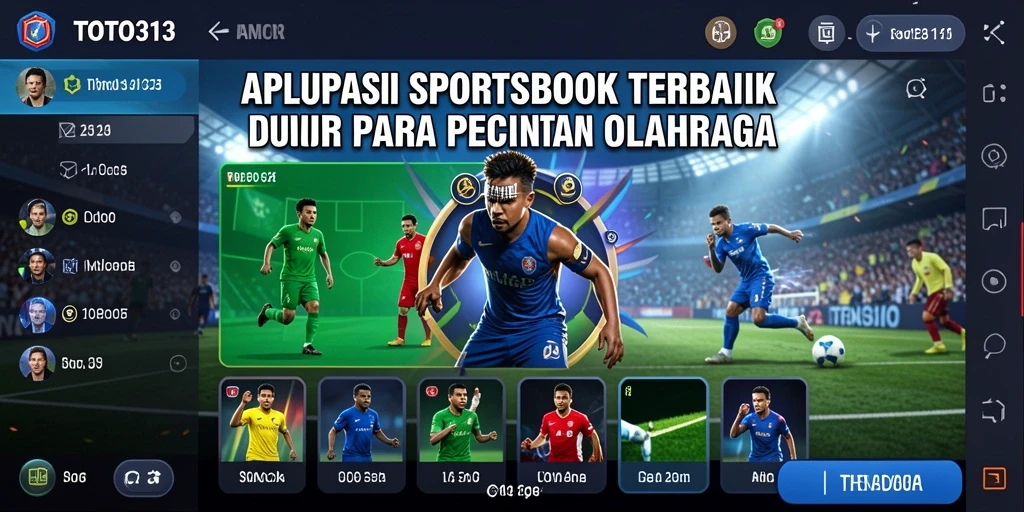 Tampilan utama TOTO313 dengan fitur taruhan olahraga yang menarik.